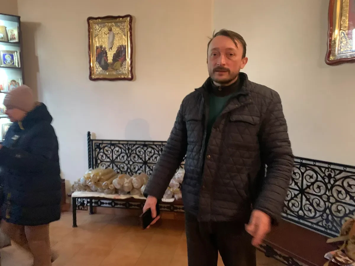 Archpriest Andriy Galavin: “Remember tragedy, but don’t dwell on it after victory.” Photo: Olga Musafirova, exclusively for Novaya Gazeta Europe