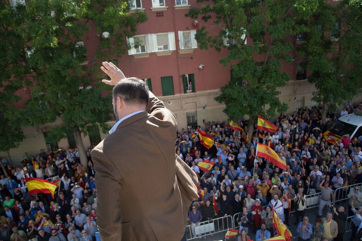 Митинг ультраправой партии VOX во Паласио-де-Висталегре, 7 октября 2018 года. Фото: Flickr