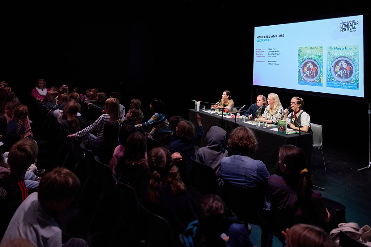 Литературный фестиваль в Берлине 2025. Фото: Bernhard Ludewig / literaturfestival.com