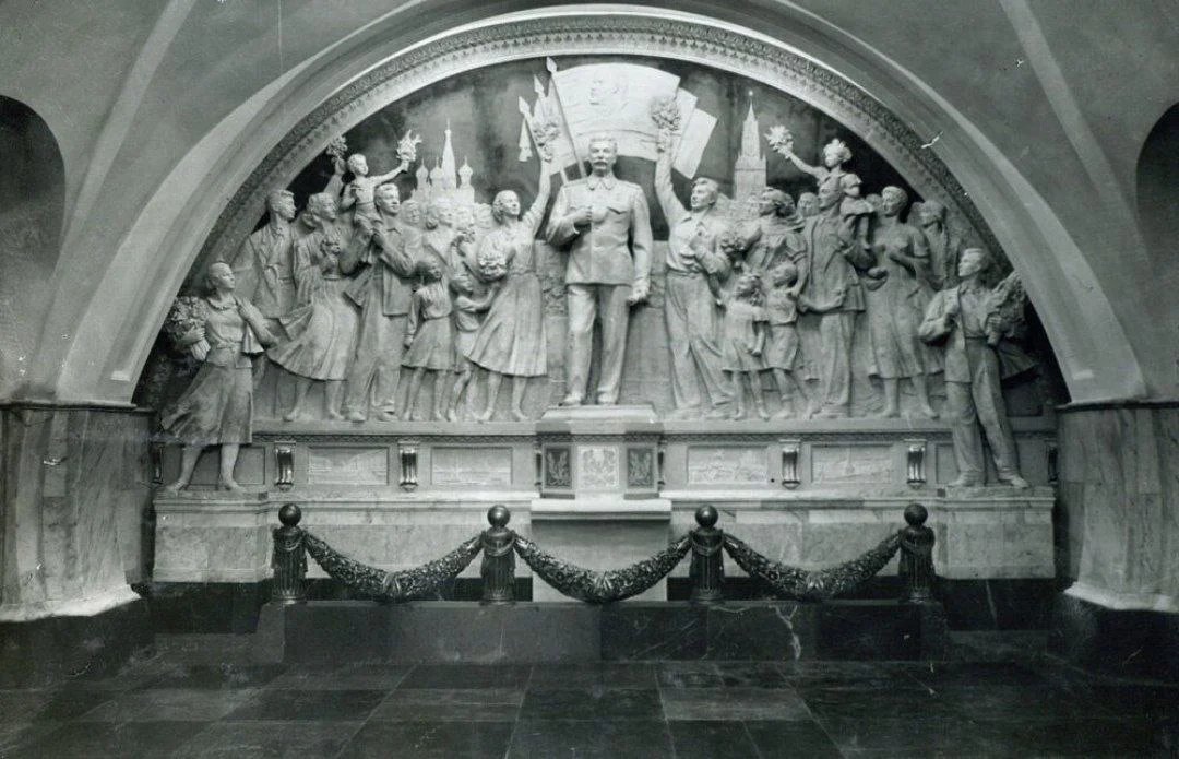 Станция «Таганская» Кольцевой линии, 1950 год.