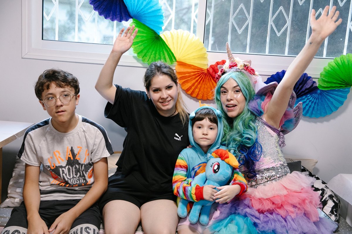 Мария Пашкурова и Настя на праздновании Дня рождения. Фото: Шанс на жизнь