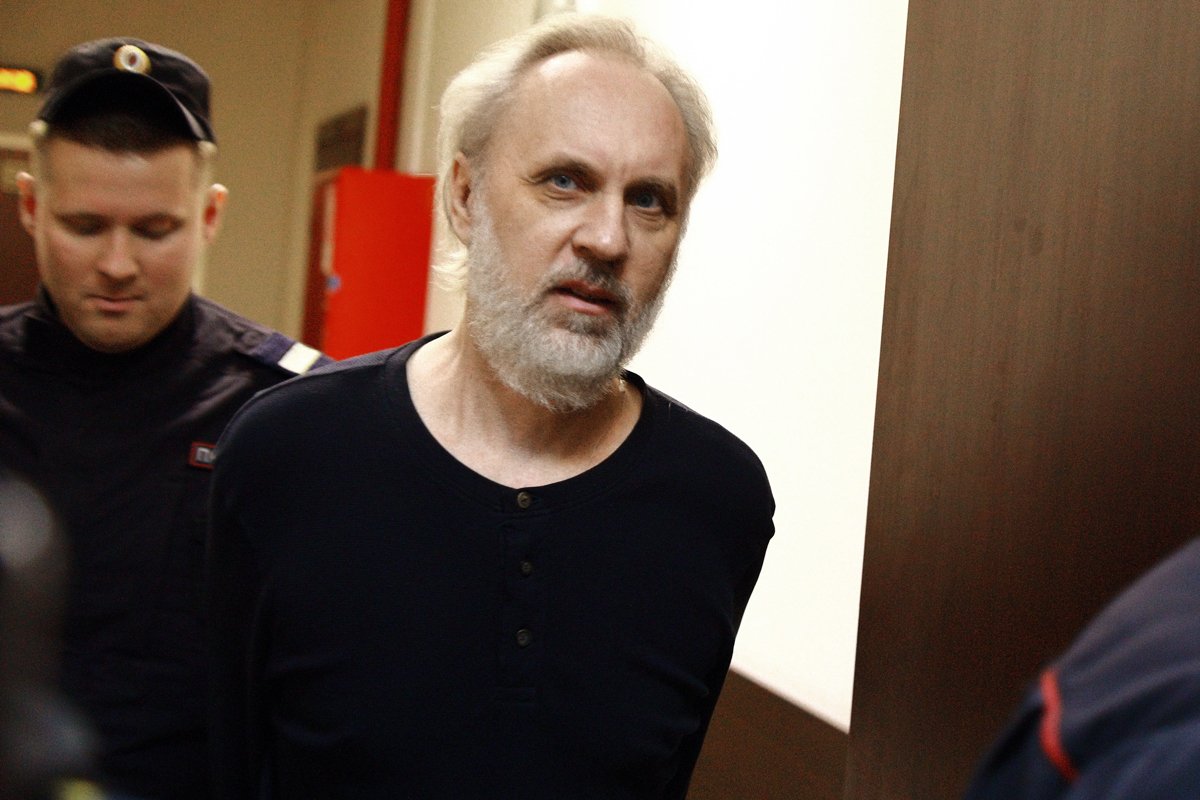 Иоанн Курмояров перед началом оглашения приговора в суде, Санкт-Петербург, 31 августа 2023 года. Фото: Константин Леньков / Коммерсантъ / Sipa USA / Vida Press