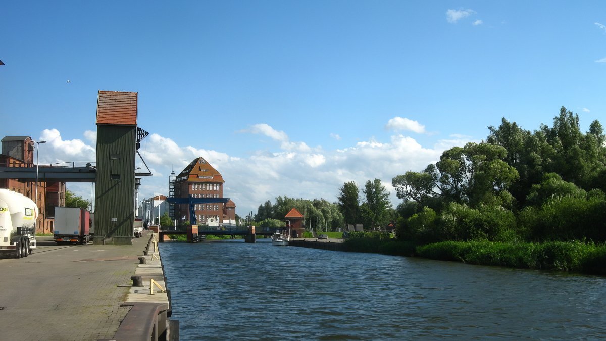 Река Пене в Деммине, 2007 год. Фото: Botaurus / Wikimedia