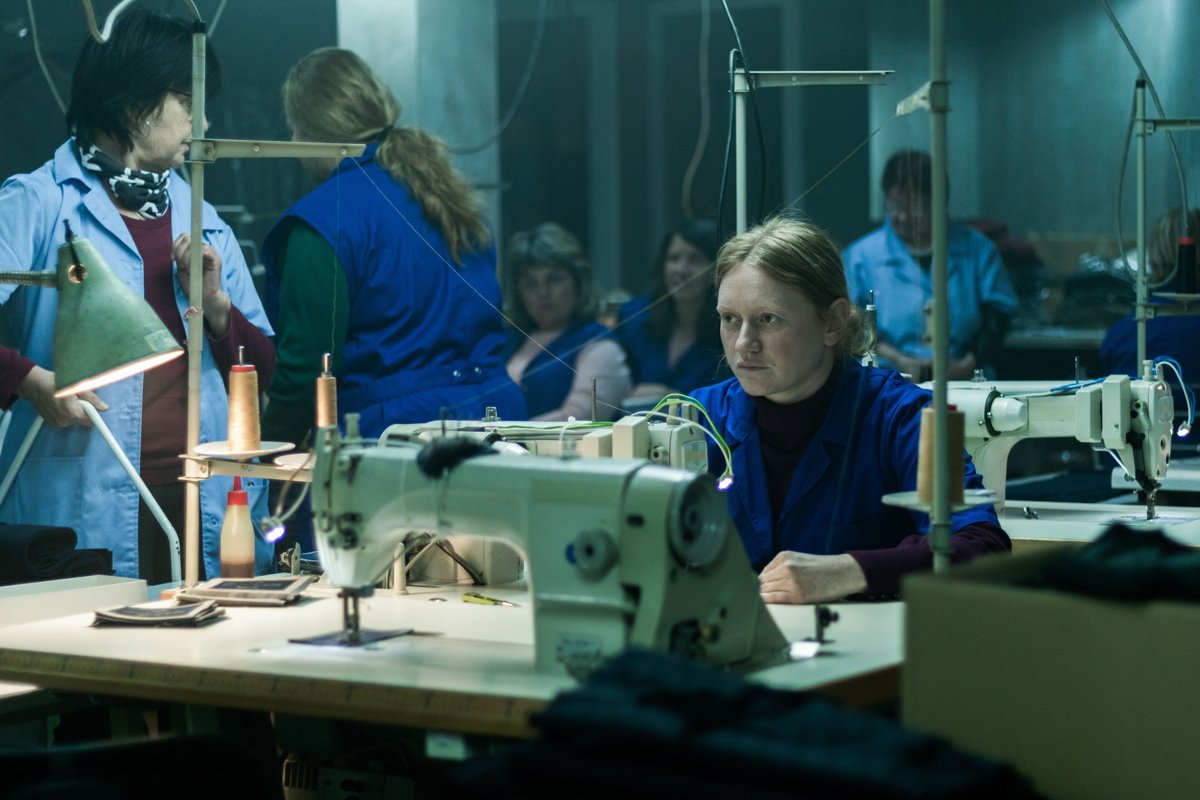 Гергана Плетньова в фильме «Сделано в ЕС», 2025 год. Фото: Venice International Film Festival