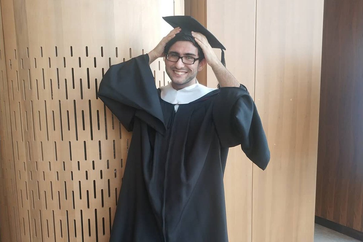 Бахруз после окончания учебы в Будапеште. Фото: Facebook