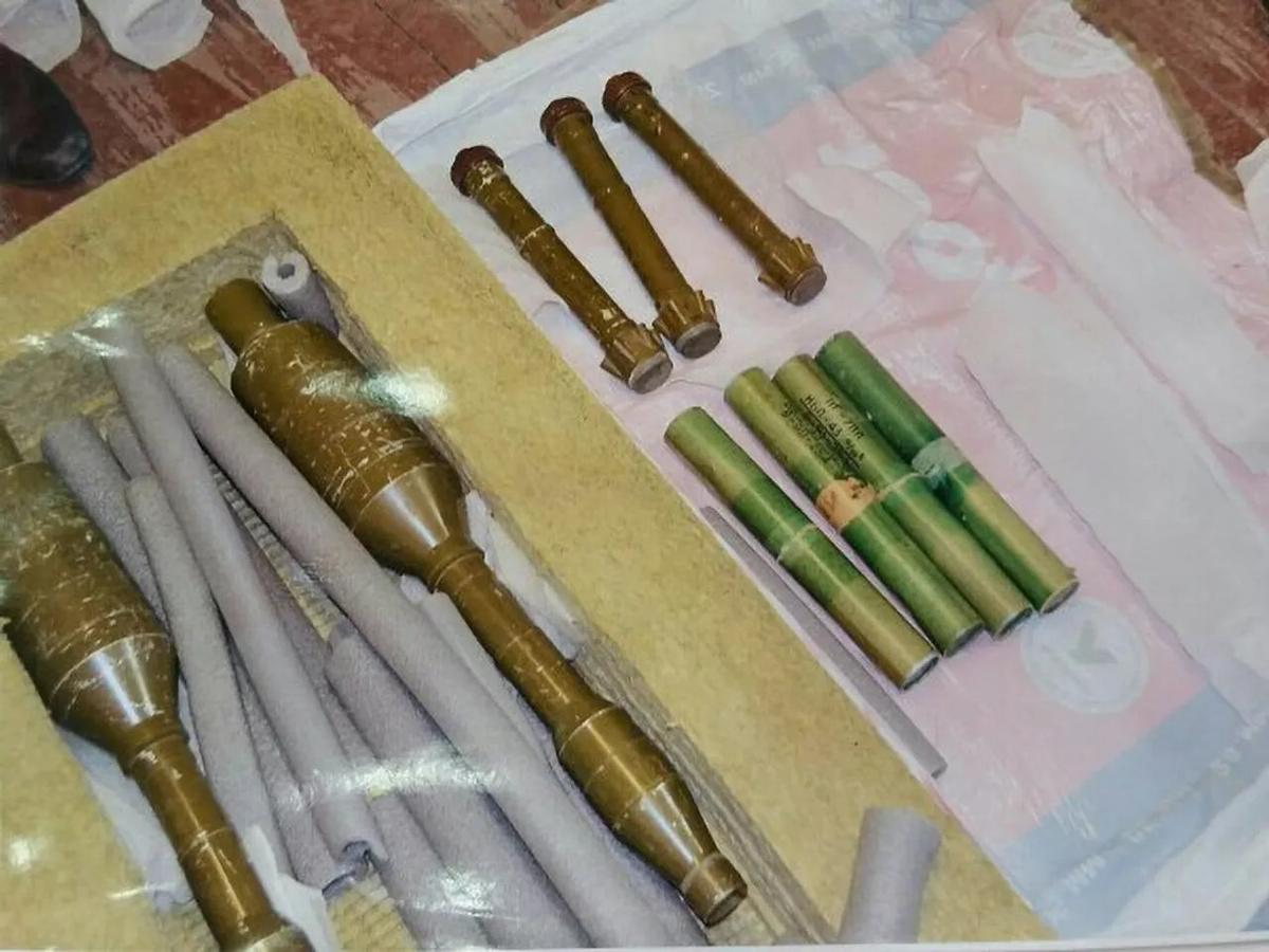 Оружие, изъятое во время обысков у ореховской банды. Фото: ГСУ СКР по Московской области