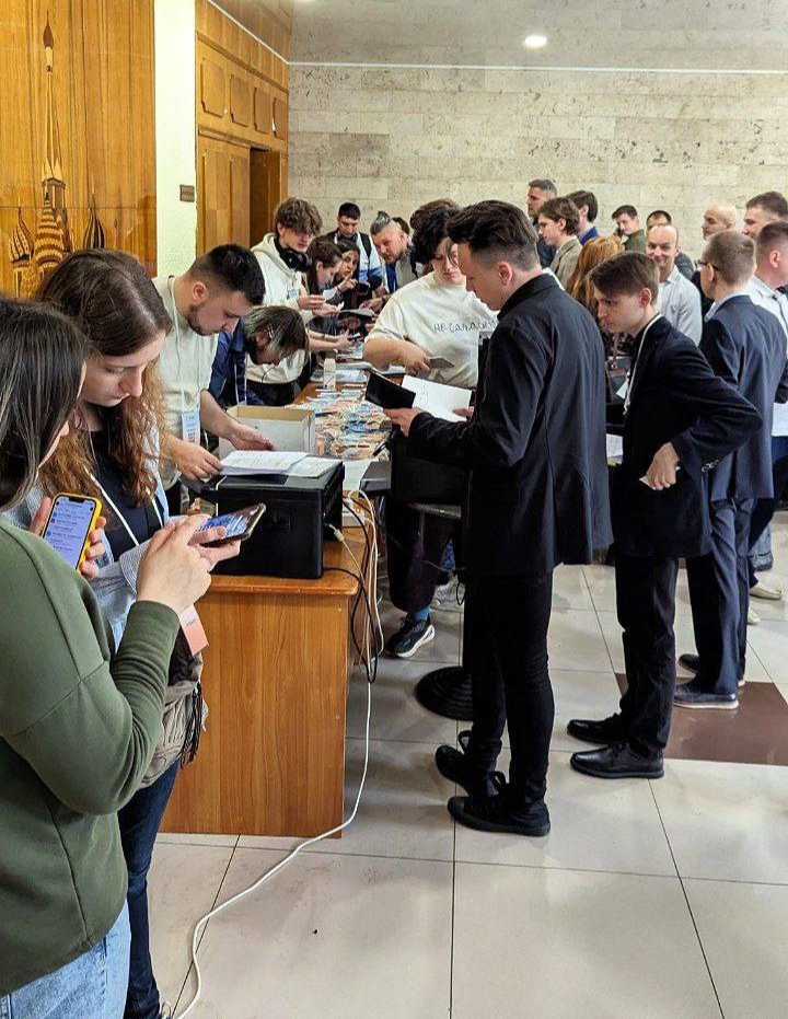 Съезд партии «Рассвет». Фото: Екатерина Дунцова / Telegram