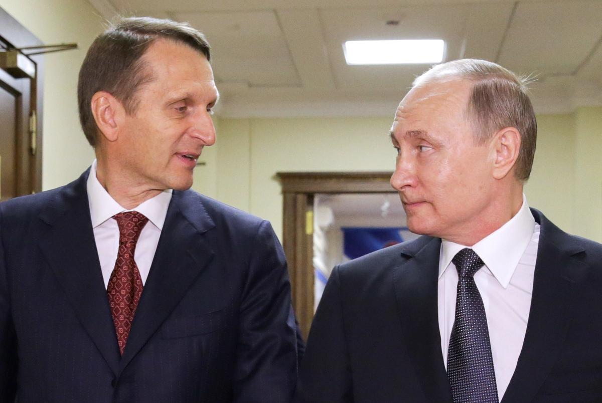 Сергей Нарышкин и Владимир Путин. Фото: СМИ