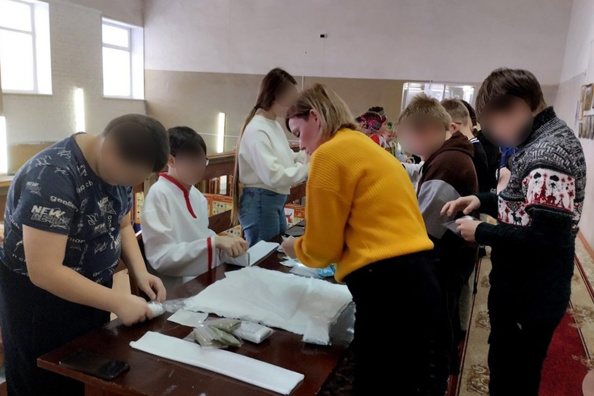 Мастер-класс по изготовлению «сухого душа» в Тонкинском краеведческом музее Нижегородской области, 11 января 2024 года. Фото: Тонкинский краеведческий музей