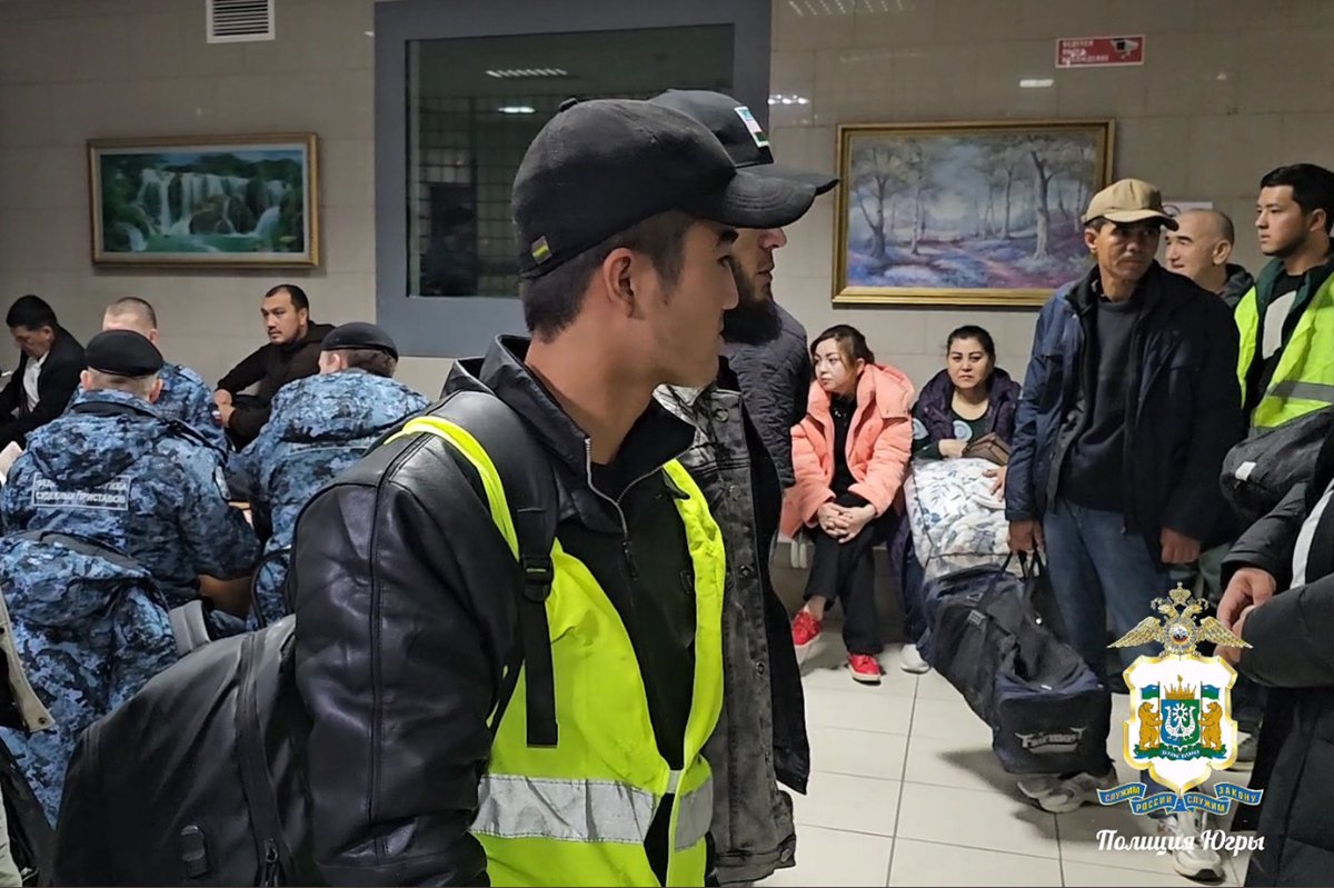 Иностранные граждане, подлежащие выдворению, ЦВСИГ УМВД России по г. Сургуту. Фото: мвд.рф