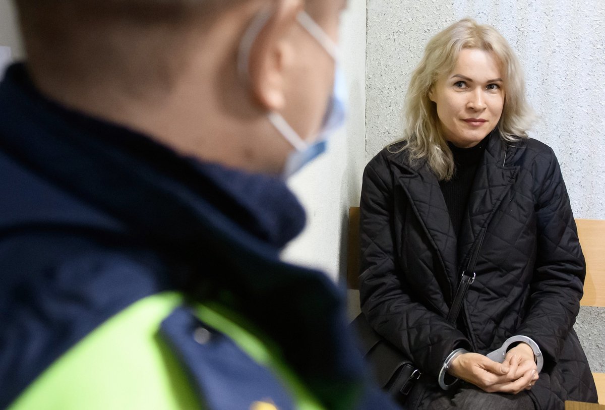 Мария Пономаренко во время заседания суда, 25 апреля 2024 года. Фото: Евгений Павленко / Коммерсантъ / Sipa USA / Vida Press