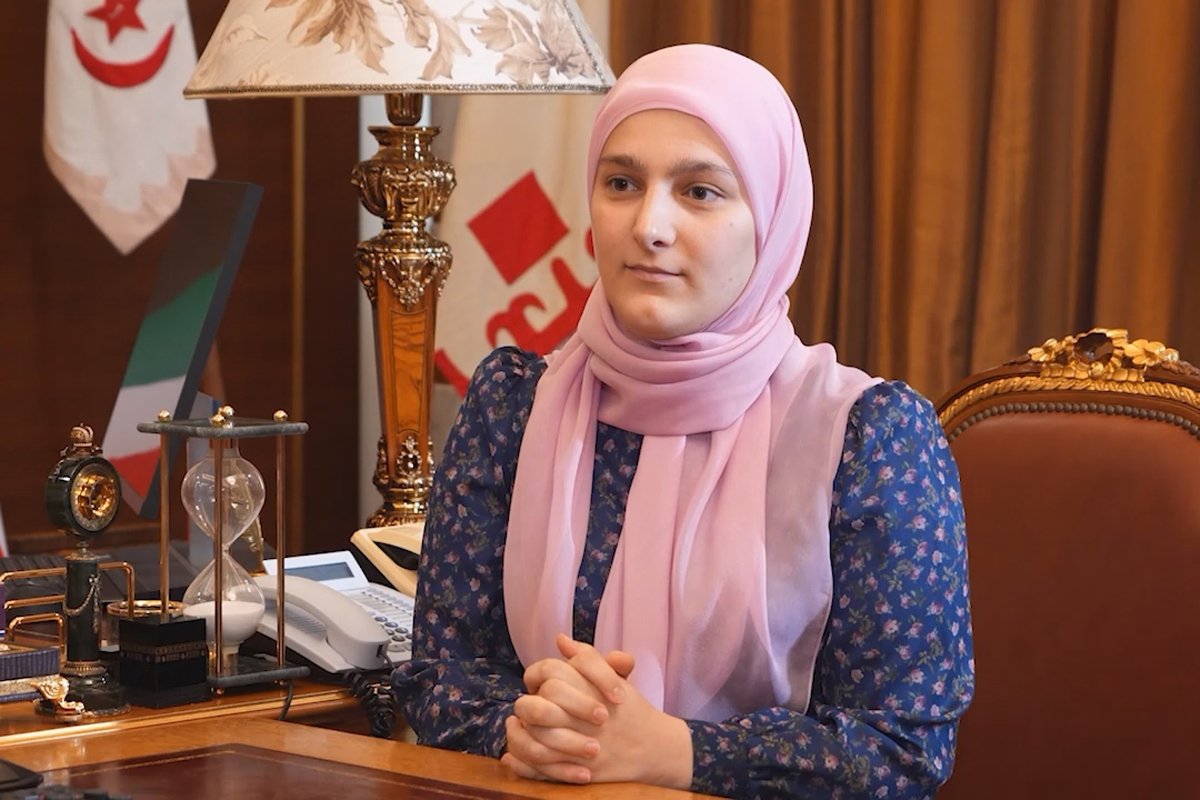 Айшат Кадырова. Фото: Рамзан Кадыров / Telegram