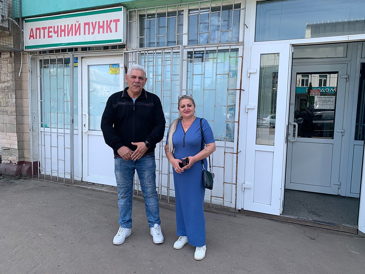 Николай Москалев и Ольга Михайленко отстаивают права ромской громады области. Фото: Ольга Мусафирова