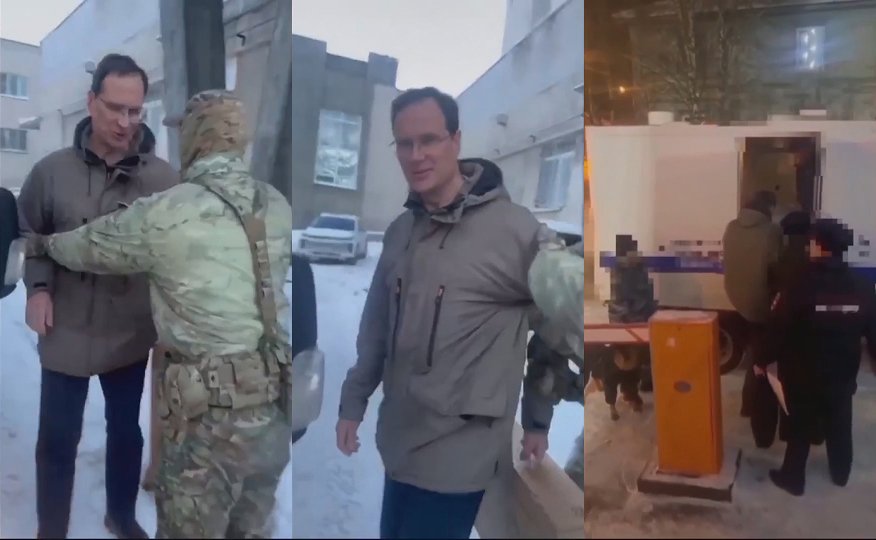 Задержание Николая Серебренникова. Скриншот новостной программы Вести Поморье