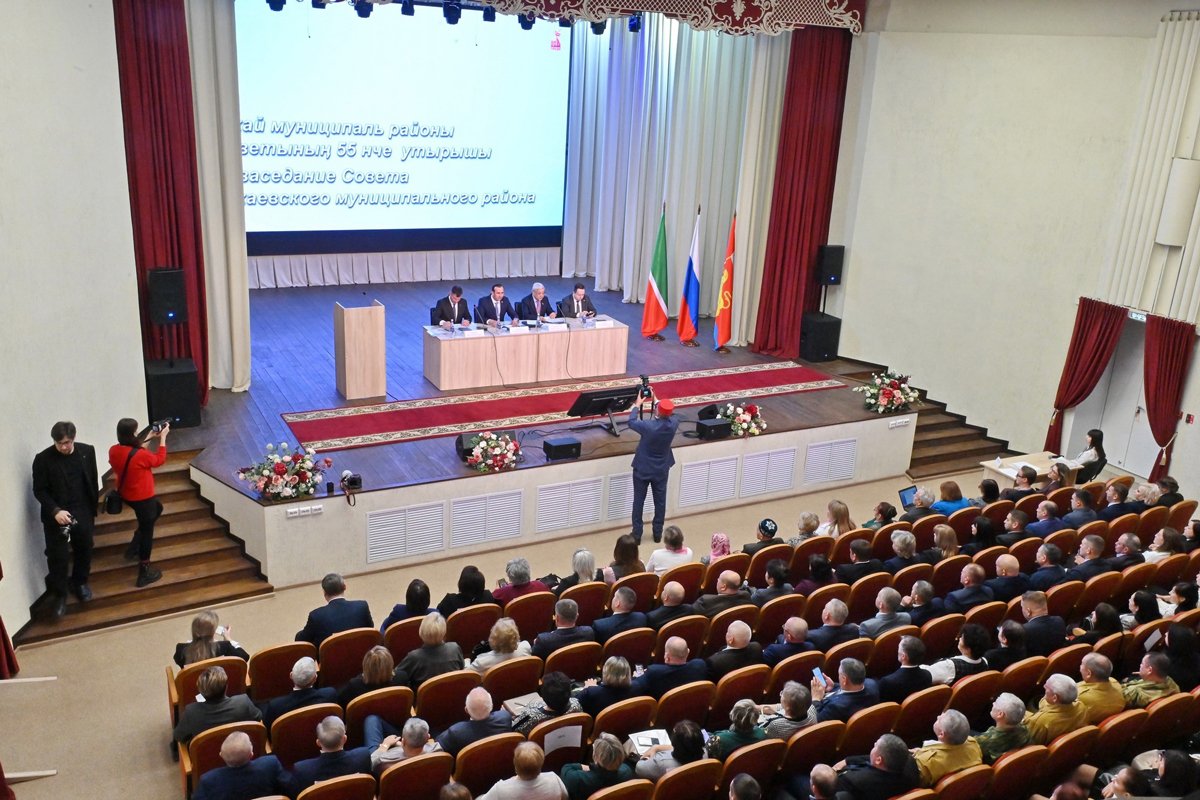 Сессия Совета Тукаевского района Татарстана, 11 февраля 2025 года. Фото: Государственный Совет Татарстана
