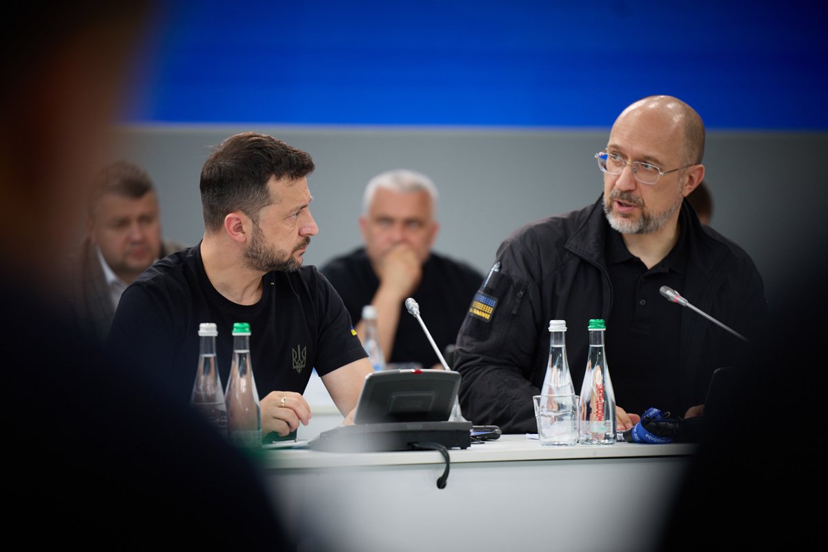 Владимир Зеленский и Денис Шмыгаль. Фото: Офис Президента Украины