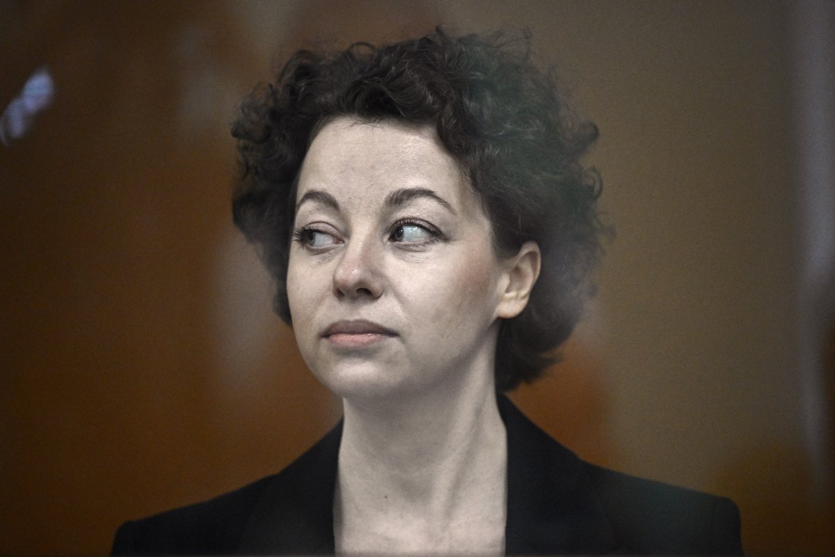 Евгения Беркович в зале суда, 20 мая 2024 года. Фото: Иван Водопьянов / Коммерсантъ / Sipa USA / Vida Press