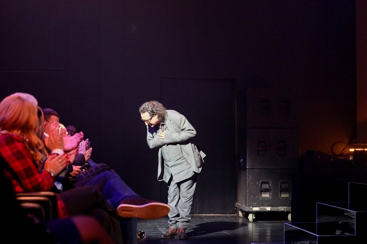 Борис Юхананов во время церемонии вручения премии «Скрипач на крыше», Москва, 29 ноября 2021 года. Фото: Софья Сандурская / АГН «Москва»