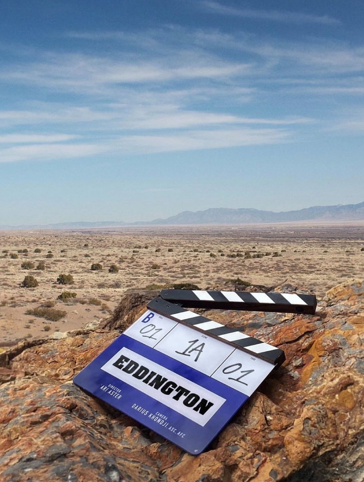 На съемках фильма «Эддингтон». Фото: imdb.co m