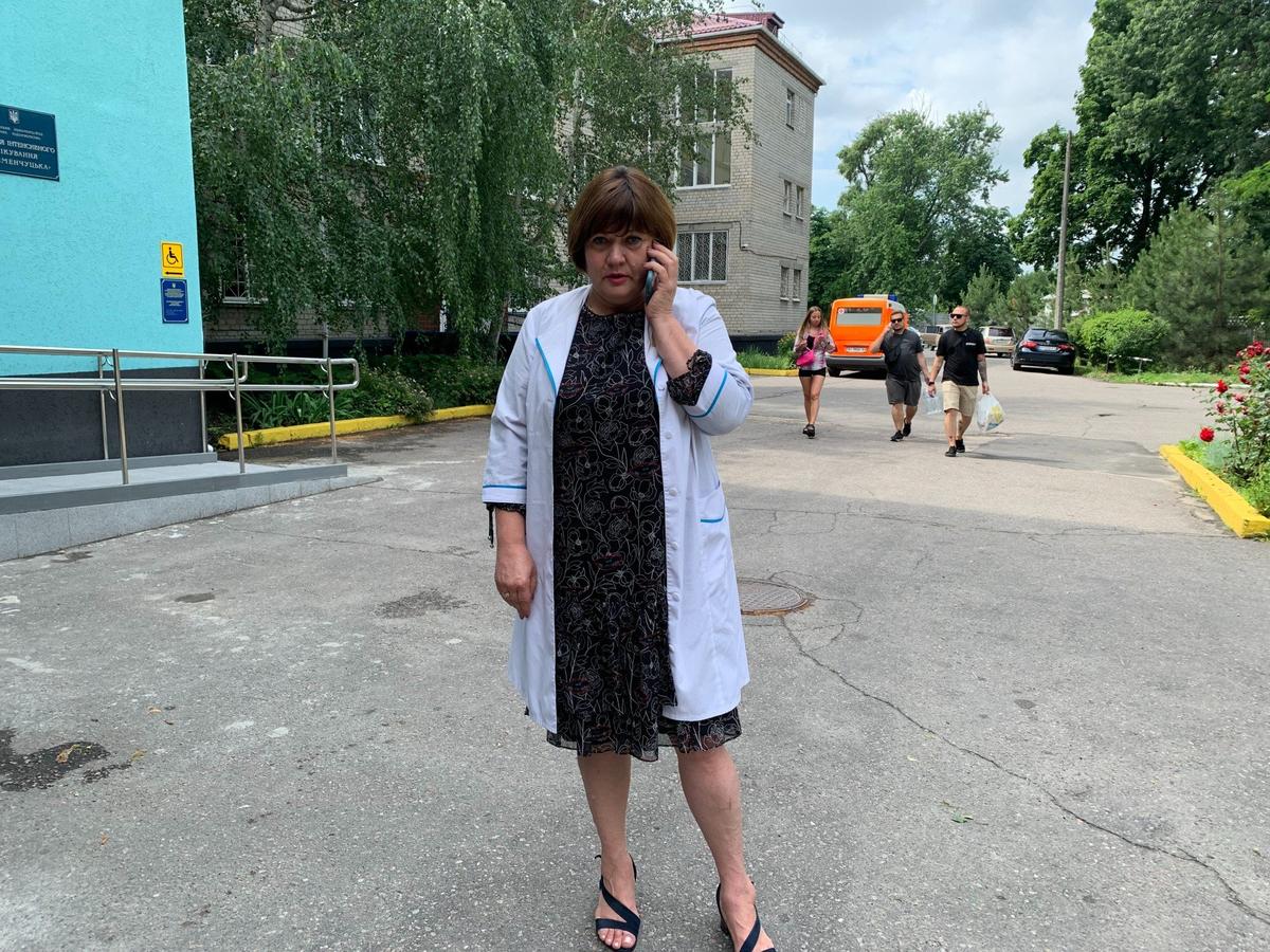 Оксана Корлякова, директор больницы интенсивного лечения «Кременчугская». Фото: Ольга Мусафирова