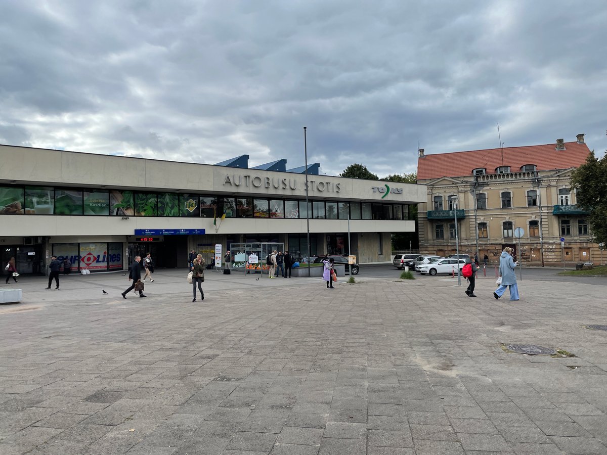 Автовокзал Вильнюса, 2022 год. Фото: Ypsilon from Finland / Wikimedia