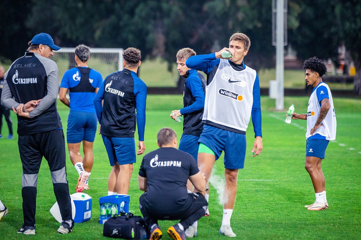 Тренировочный сбор футбольной команды «Зенит», Абу-Даби, ОАЭ, 18 февраля 2025 года. Фото: Вячеслав Евдокимов / ФК «Зенит» / fc-zenit.ru